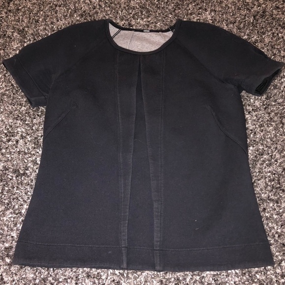LULULEMON black shirt sleeve pullover sweatshirt - Picture 8 of 8